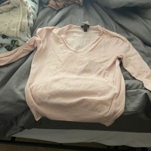 Jcrew pale pink merino wool sweater